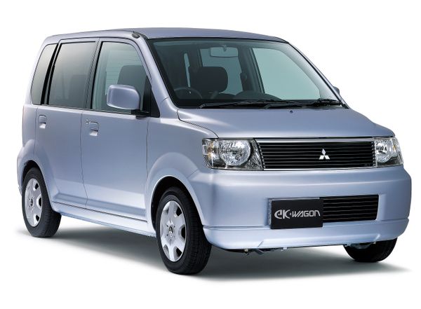 Mitsubishi eK Wagon 2004. Carrosserie, extérieur. Monospace compact, 1 génération