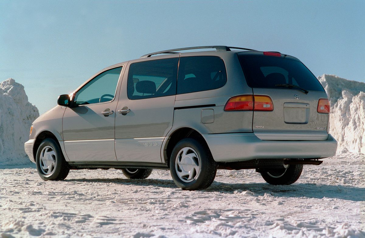 Toyota Sienna 1997. Carrosserie, extérieur. Monospace, 1 génération