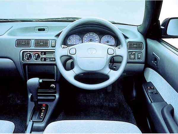 Toyota Tercel 1997. Dashboard. Mini 3-doors, 5 generation, restyling