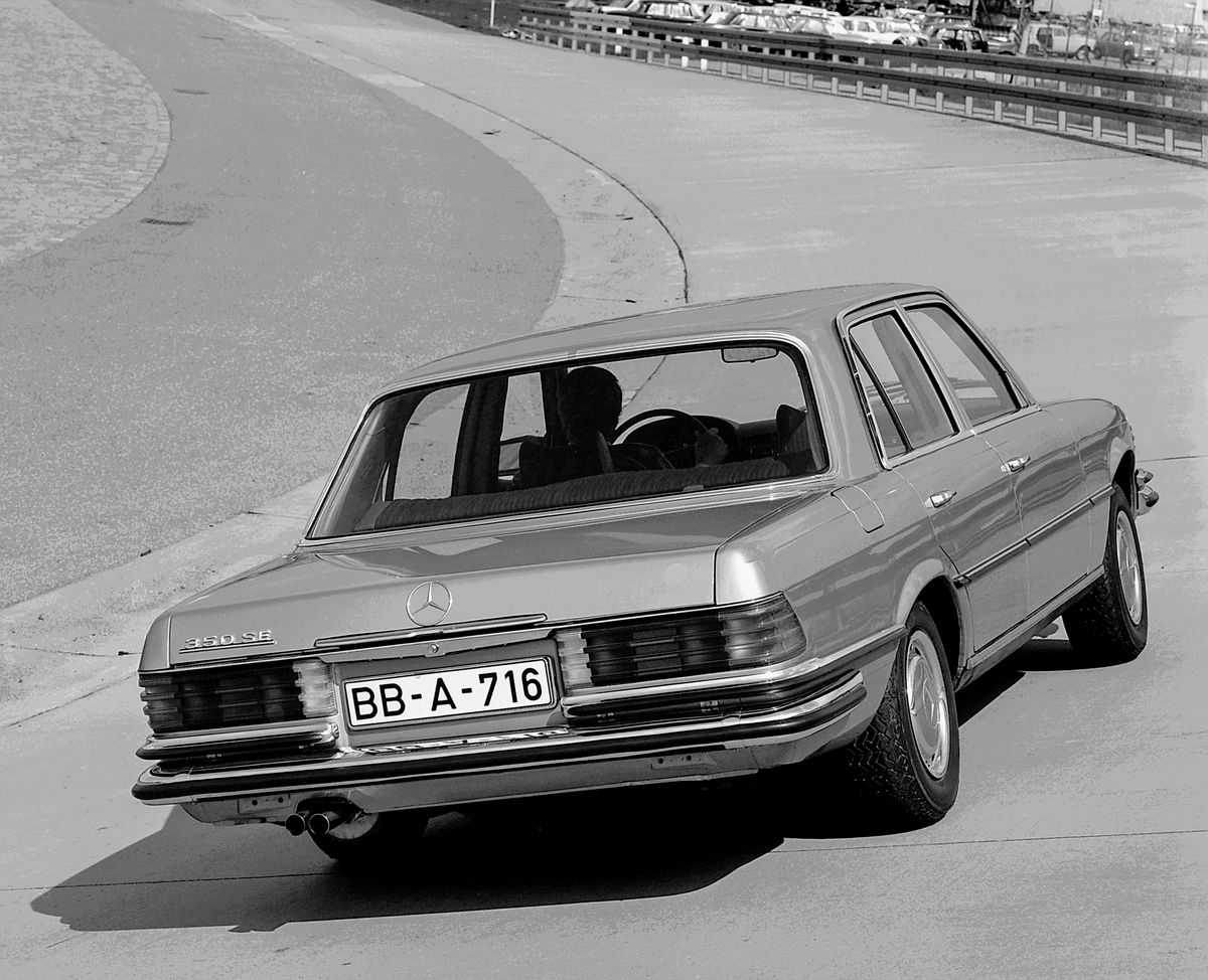 Mercedes S-Class 1972. Carrosserie, extérieur. Berline, 1 génération