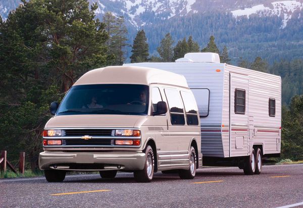 Chevrolet Express 1996. Carrosserie, extérieur. Fourgonnette, 1 génération