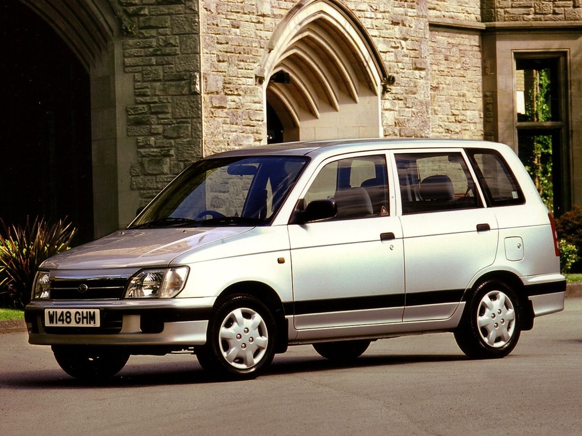 Daihatsu Pyzar 1998. Carrosserie, extérieur. Compact Van, 1 génération, restyling