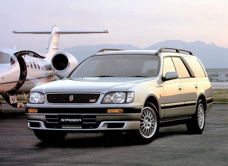 Nissan Stagea 1996. Carrosserie, extérieur. Break 5-portes, 1 génération
