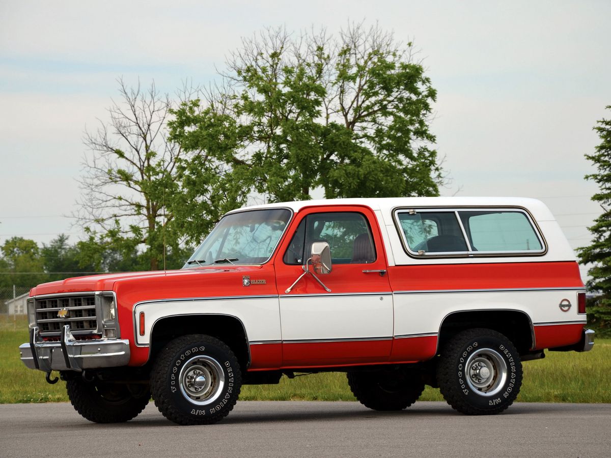 Chevrolet Blazer K5 1972. Carrosserie, extérieur. VUS 3-portes, 2 génération