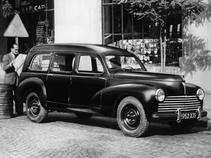 פיג'ו 203 1948. מרכב, צורה. סטיישן 5 דלתות, 1 דור