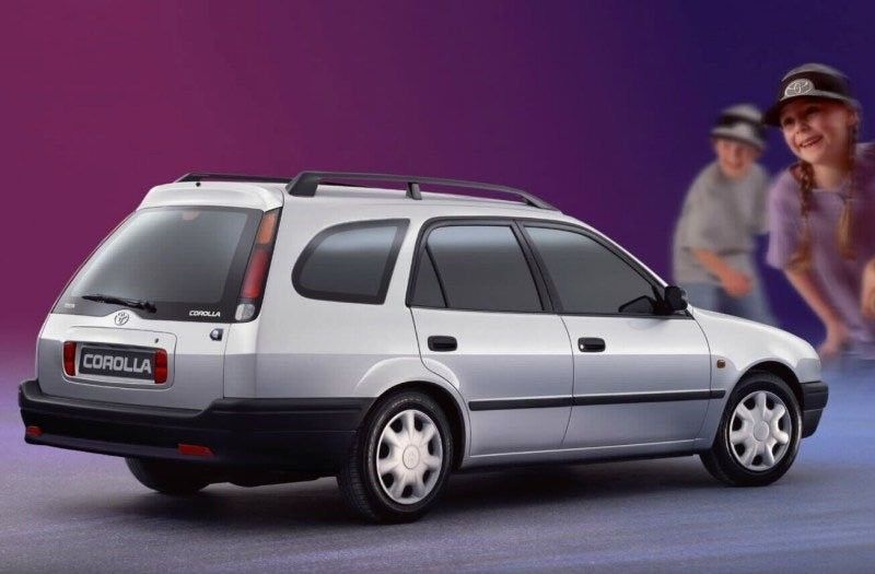 טויוטה קורולה ‏1997. מרכב, צורה. סטיישן 5 דלתות, 8 דור