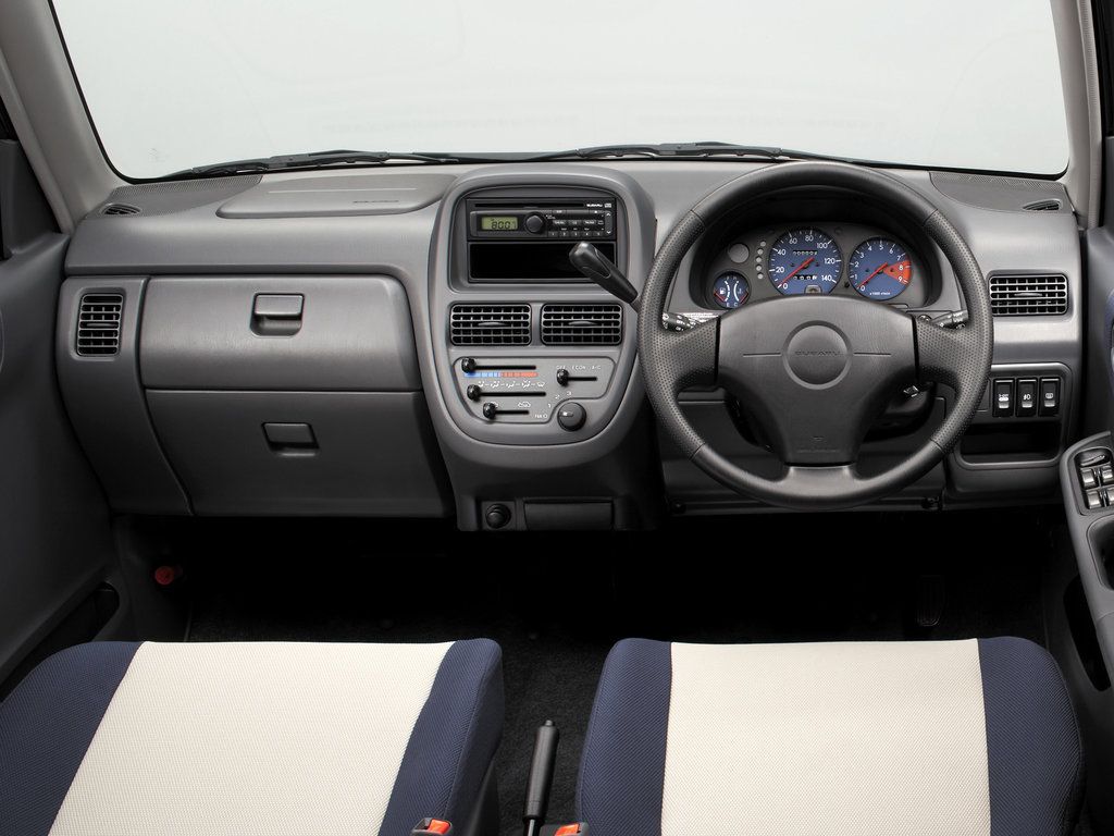 Subaru Pleo 2005. Front seats. Mini 5-doors, 1 generation, restyling 3