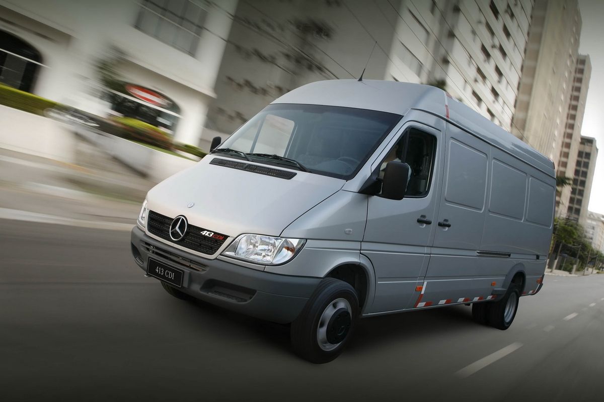 Mercedes Sprinter 2000. Кузов, экстерьер. Фургон Лонг, 1 поколение, рестайлинг
