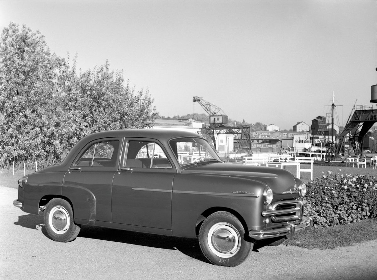 فوكسهول فيلوكس 1951. الهيكل، المظهر الخارجي. سيدان, 2 الجيل