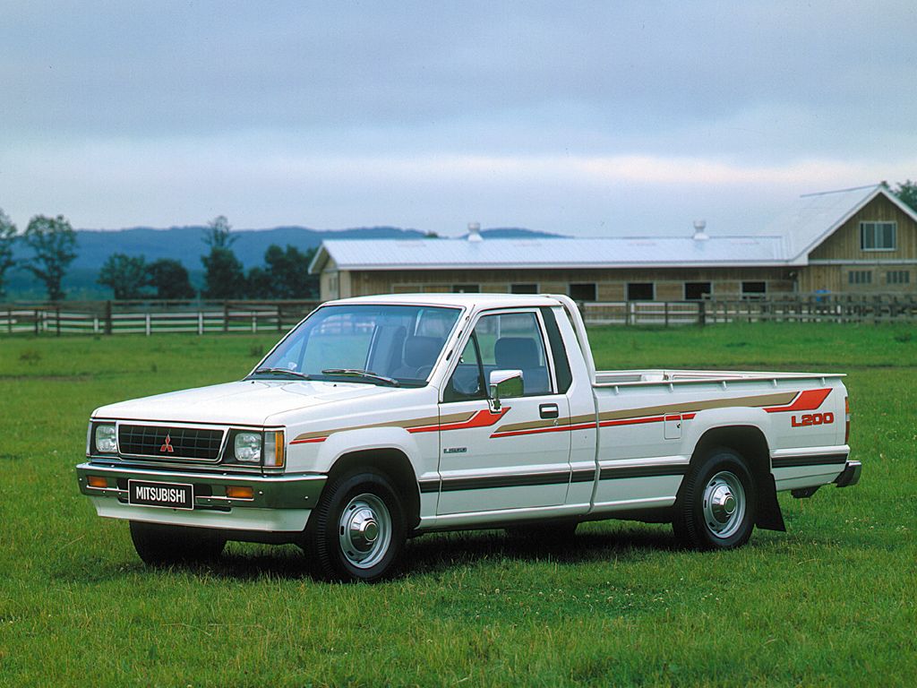Митсубиши L200 1986. Кузов, экстерьер. 2 поколение