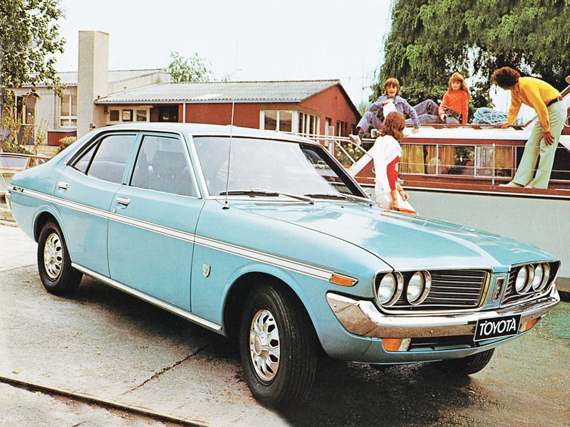 Toyota Mark II 1972. Carrosserie, extérieur. Berline, 2 génération