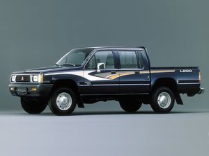 Mitsubishi L200 1986. Bodywork, Exterior. Pickup double-cab, 2 generation