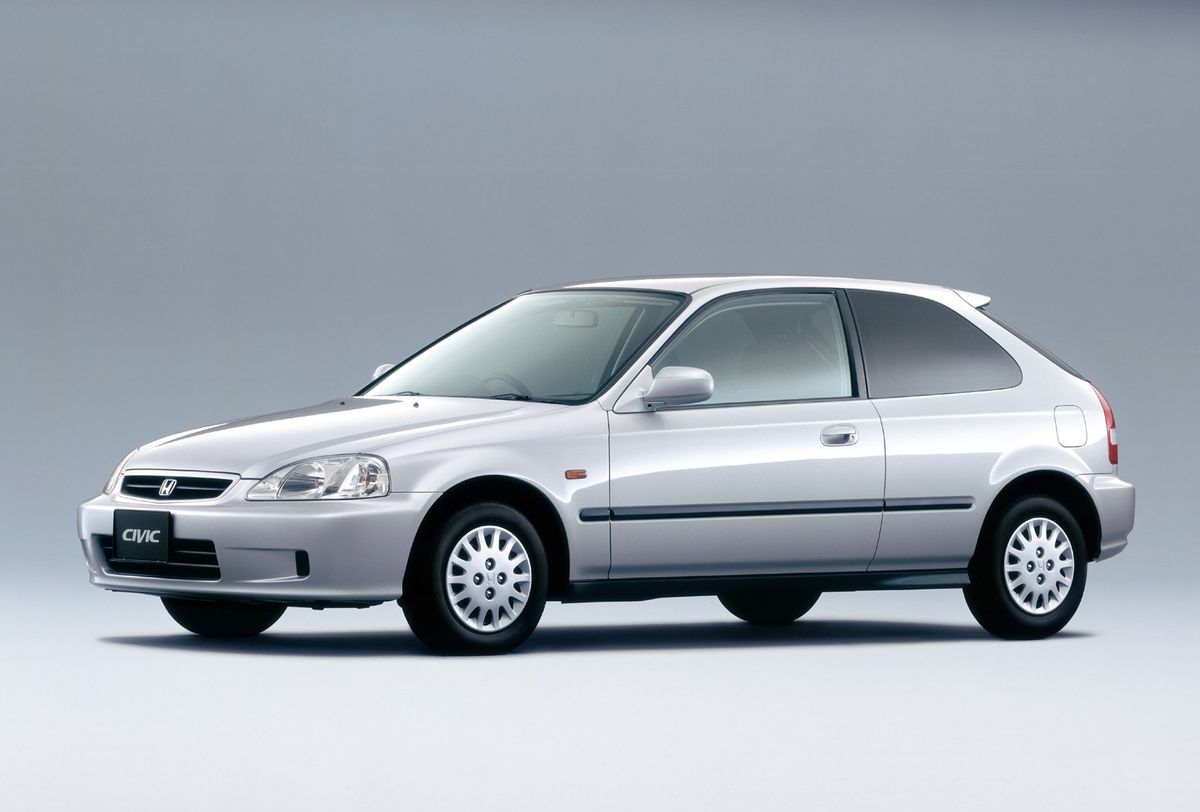 הונדה סיוויק ‏1999. מרכב, צורה. האצ'בק 3 דלתות, 6 דור, שדרוג