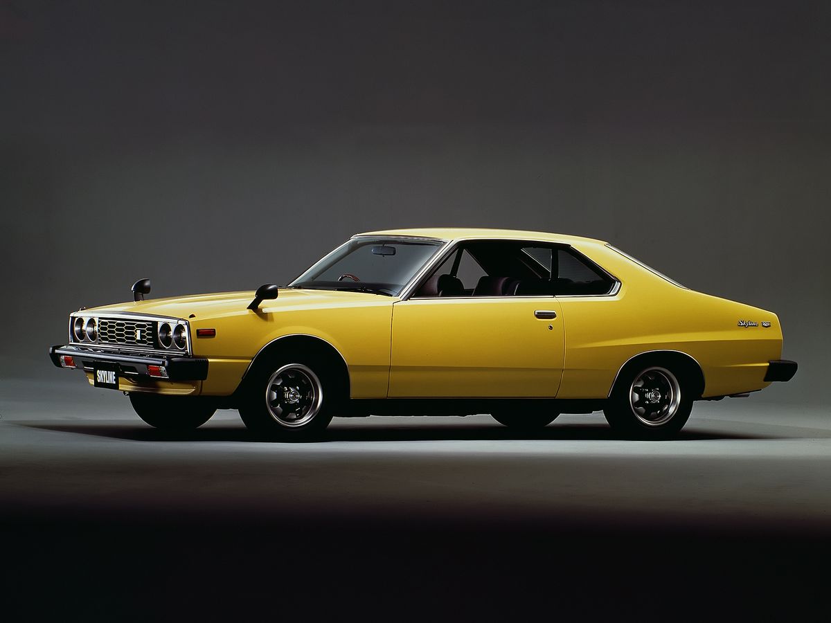 Nissan Skyline 1977. Carrosserie, extérieur. Coupé sans montants, 5 génération