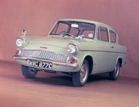 Ford Anglia 1959. Кузов, экстерьер. Седан 2 дв., 4 поколение