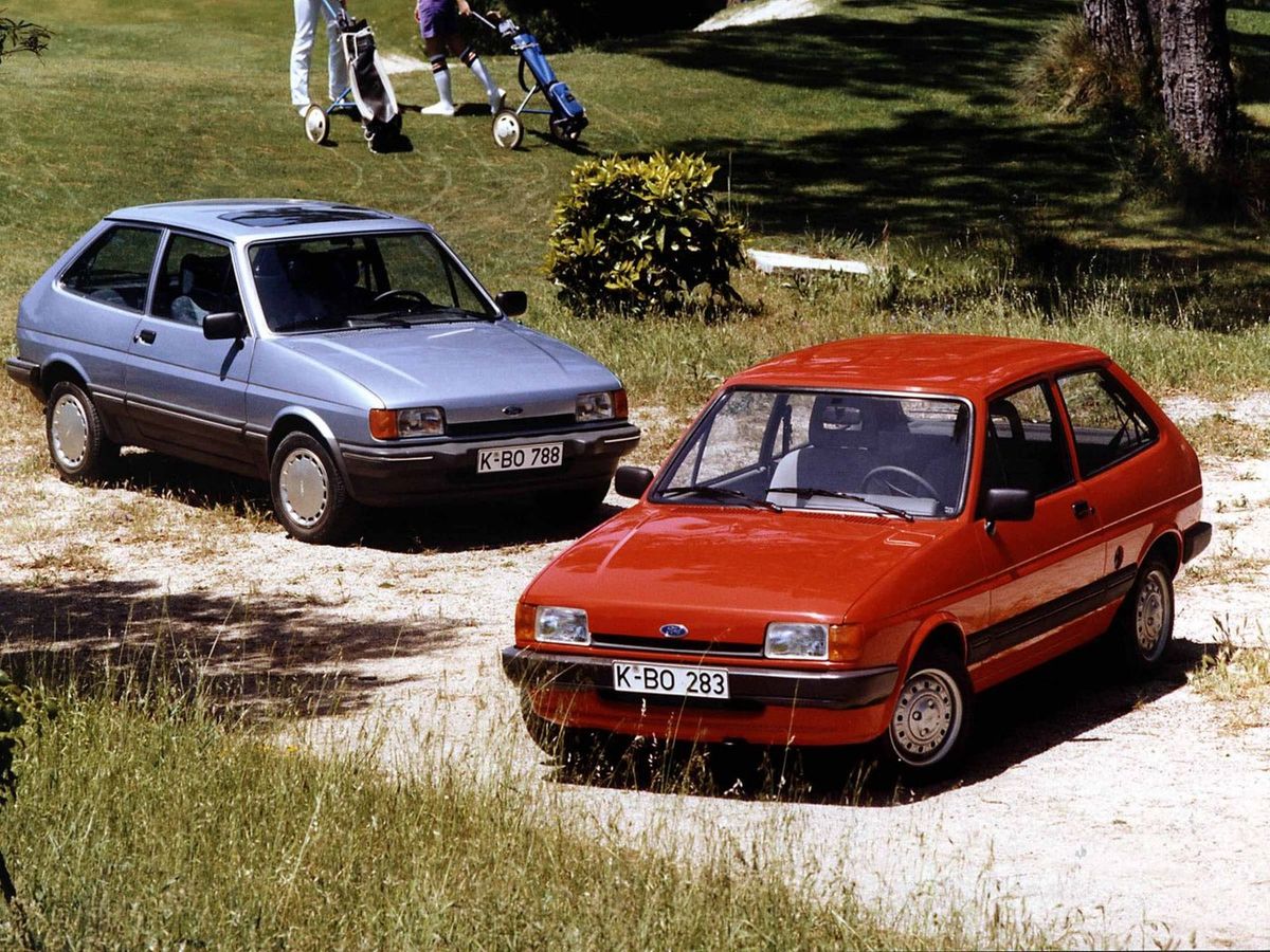 Форд Фиеста 1983. Кузов, экстерьер. Мини 3 двери, 2 поколение
