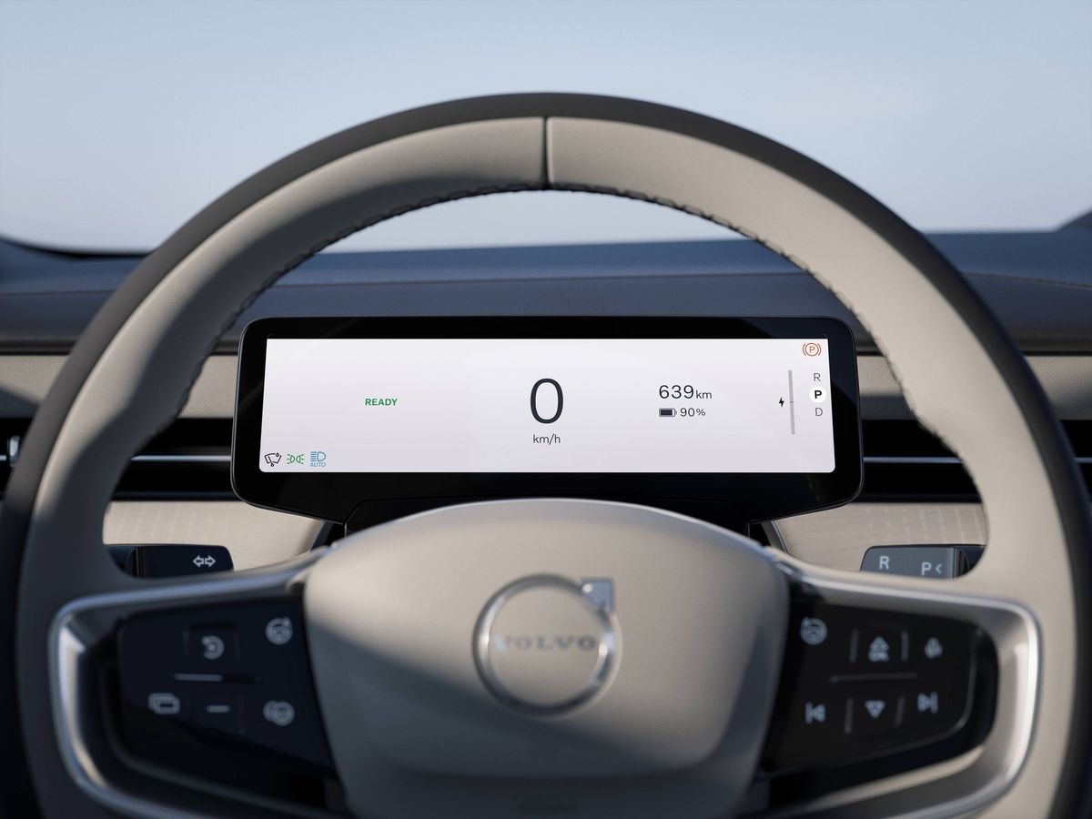 Volvo ES90 2025. Панель приборов. Лифтбэк, 1 поколение