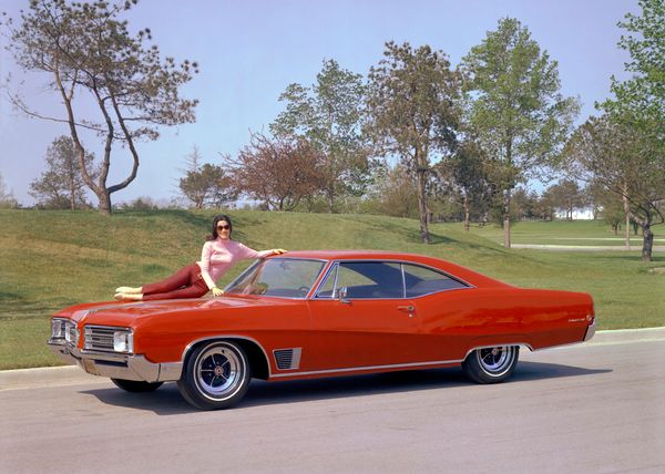 Buick Wildcat 1965. Carrosserie, extérieur. Coupé sans montants, 2 génération