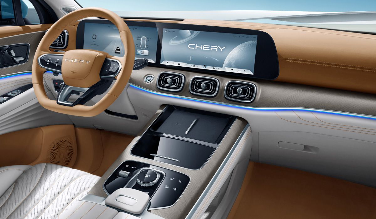 Chery Tiggo 9 2023. Center console. SUV 5-doors, 1 generation