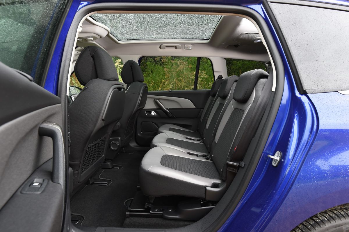Citroen C4 Grand SpaceTourer 2018. Rear seats. Minivan, 1 generation