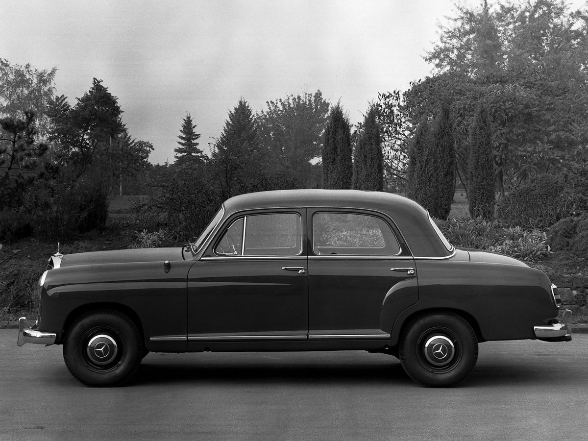 مرسيدس بنز W121 1959. الهيكل، المظهر الخارجي. سيدان, 1 الجيل