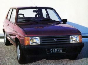 טלבוט סמבה 1981. מרכב, צורה. מיני 3 דלתות, 1 דור