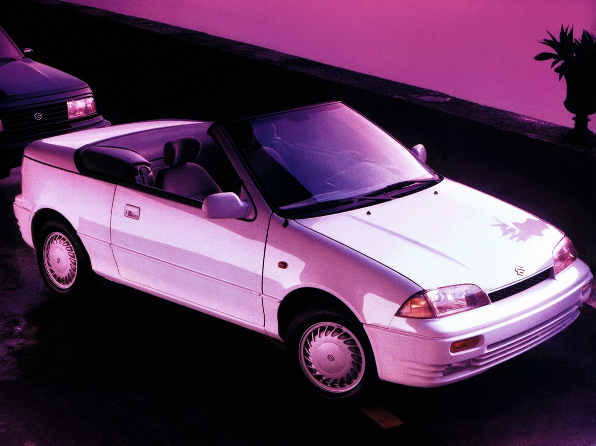 Suzuki Swift 1989. Carrosserie, extérieur. Cabriolet, 2 génération