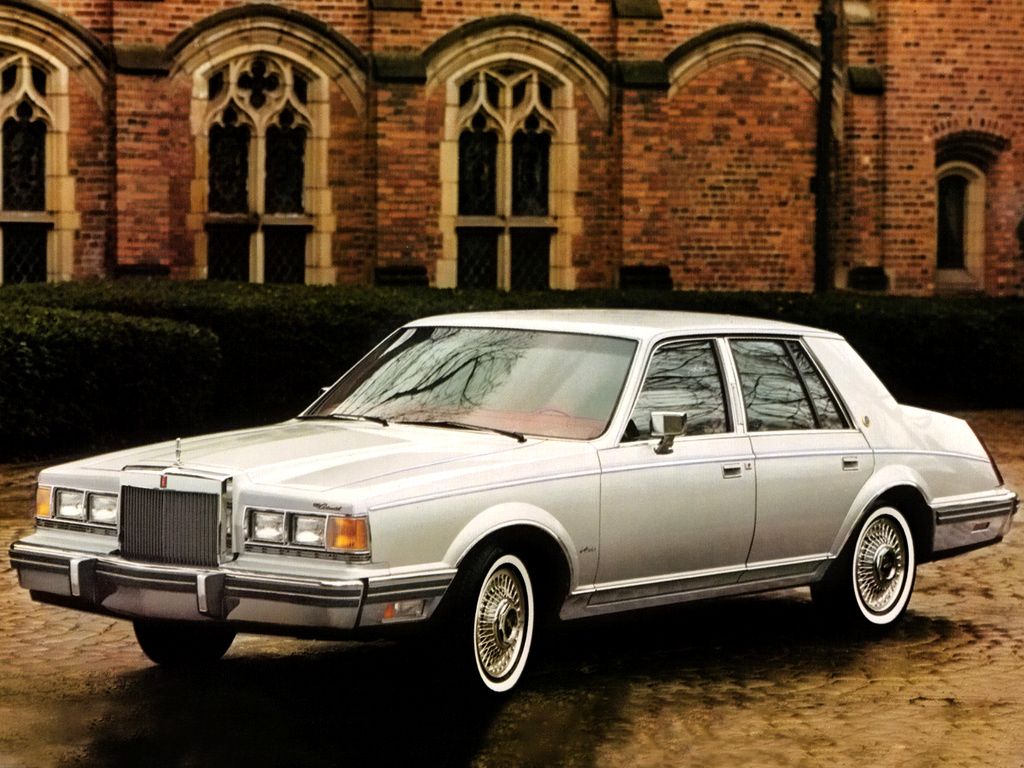 Lincoln Continental 1982. Carrosserie, extérieur. Berline, 7 génération