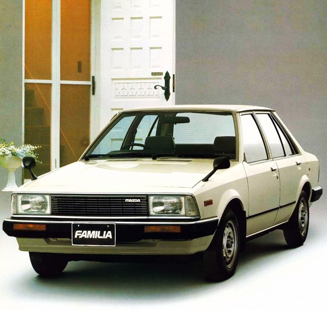 Mazda Familia 1980. Carrosserie, extérieur. Berline, 5 génération