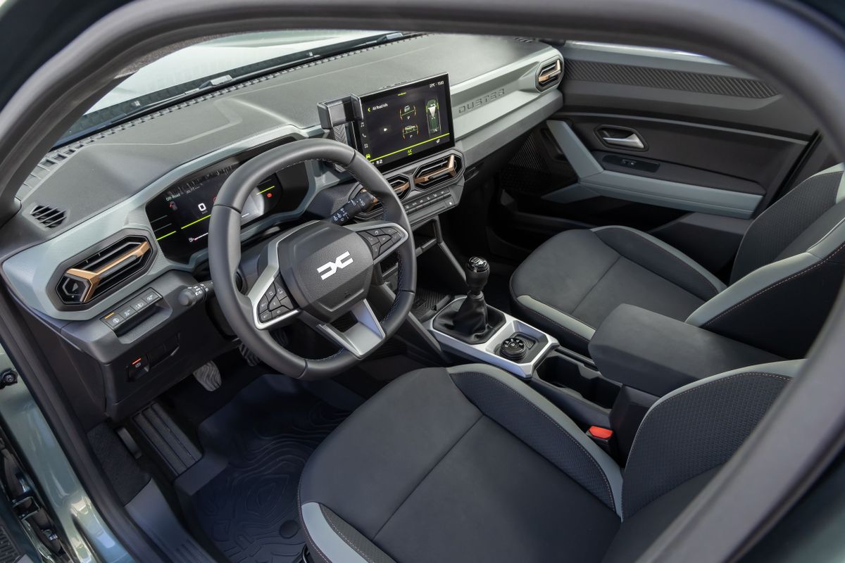 Dacia Duster 2023. Передние сидения. Внедорожник 5 дв., 3 поколение