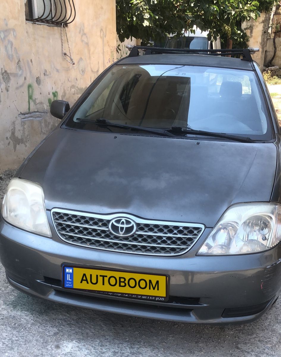 טויוטה קורולה יד 2 רכב, 2003, פרטי