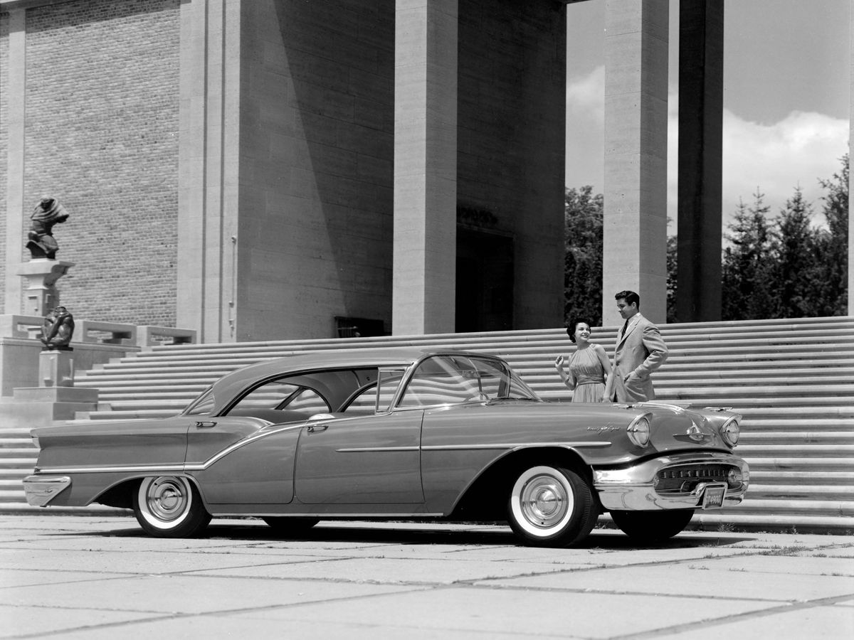 Oldsmobile Ninety Eight 1957. Bodywork, Exterior. Sedan, 4 generation