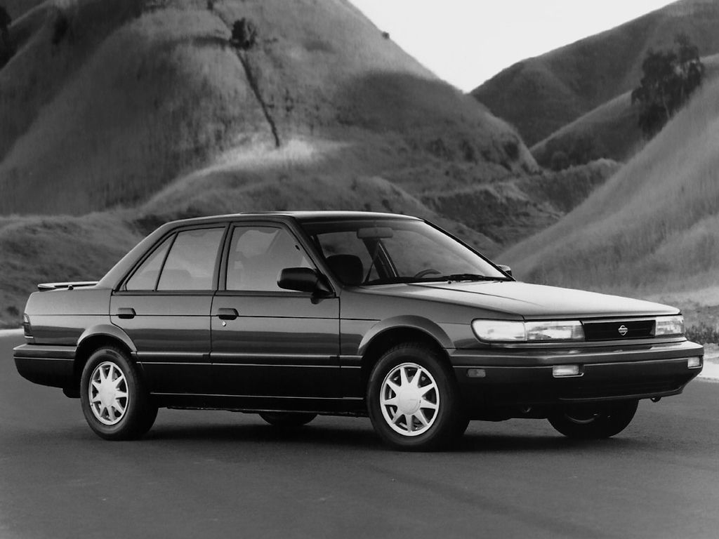 Nissan Stanza 1990. Bodywork, Exterior. Sedan, 3 generation