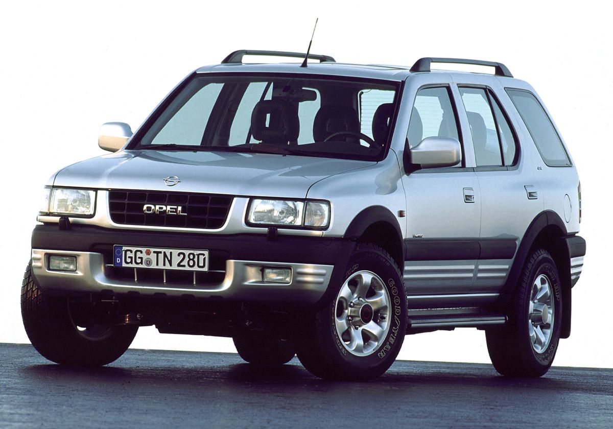 אופל פרונטרה 1998. מרכב, צורה. רכב שטח 5 דלתות, 2 דור