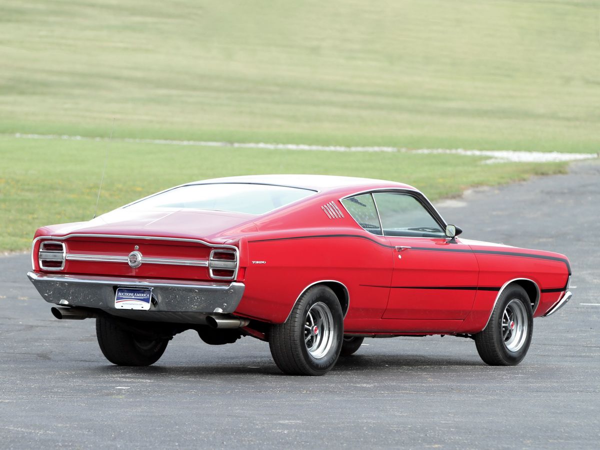 Ford Fairlane 1968. Carrosserie, extérieur. Fastback, 6 génération