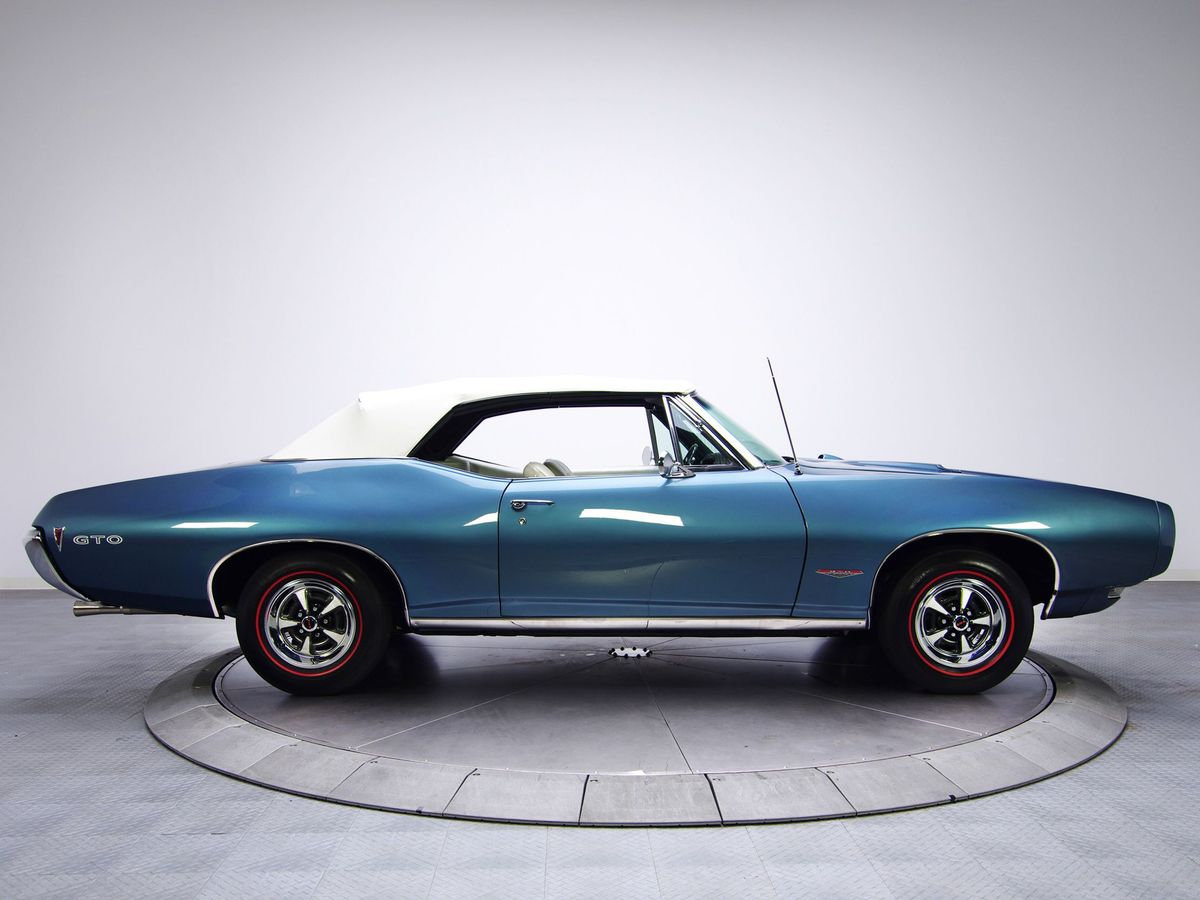 Pontiac GTO 1968. Carrosserie, extérieur. Cabriolet, 2 génération