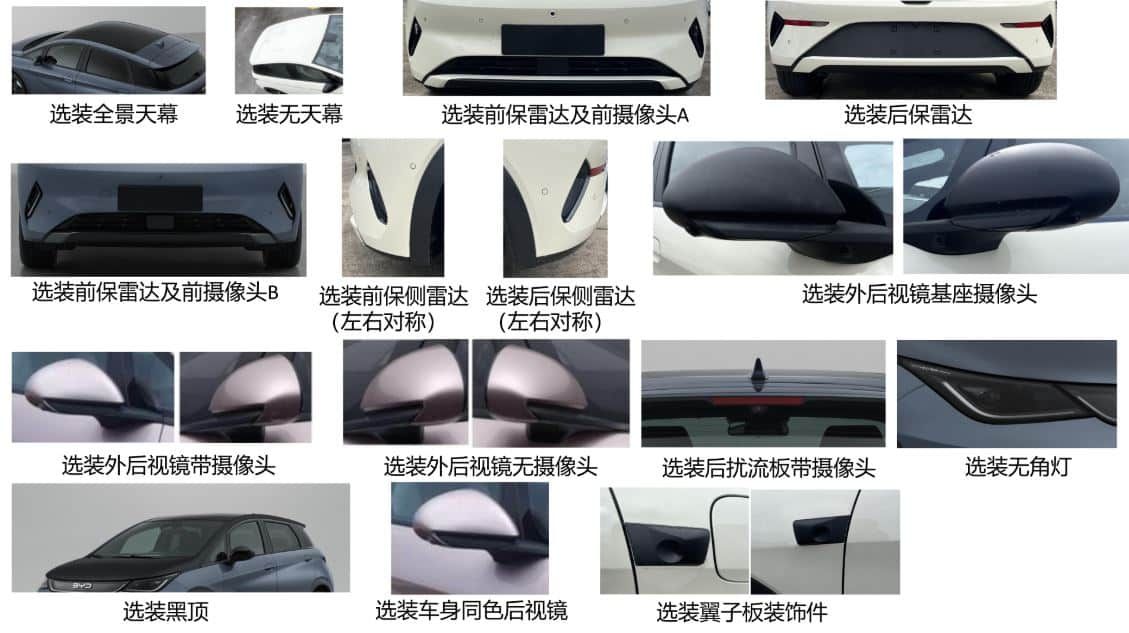 BYD Dolphin. Деталь кузова.