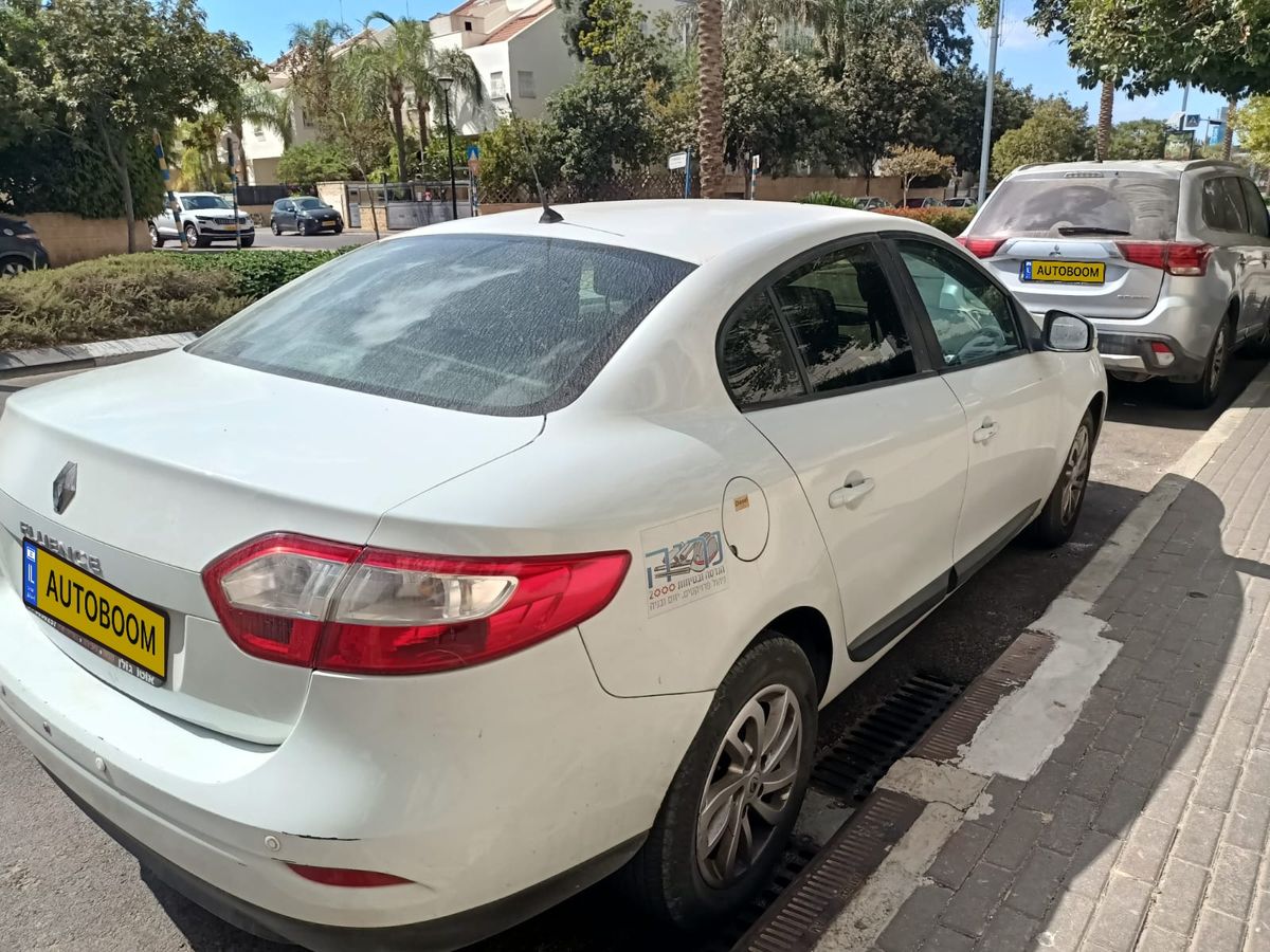 רנו פלואנס יד 2 רכב, 2014, פרטי