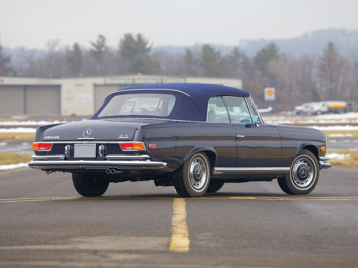 Mercedes-Benz W111 1959. Carrosserie, extérieur. Cabriolet, 1 génération