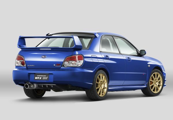 سوبارو إمبريزا WRX STi ‏2005. الهيكل، المظهر الخارجي. سيدان, 2 الجيل، تحديث 2