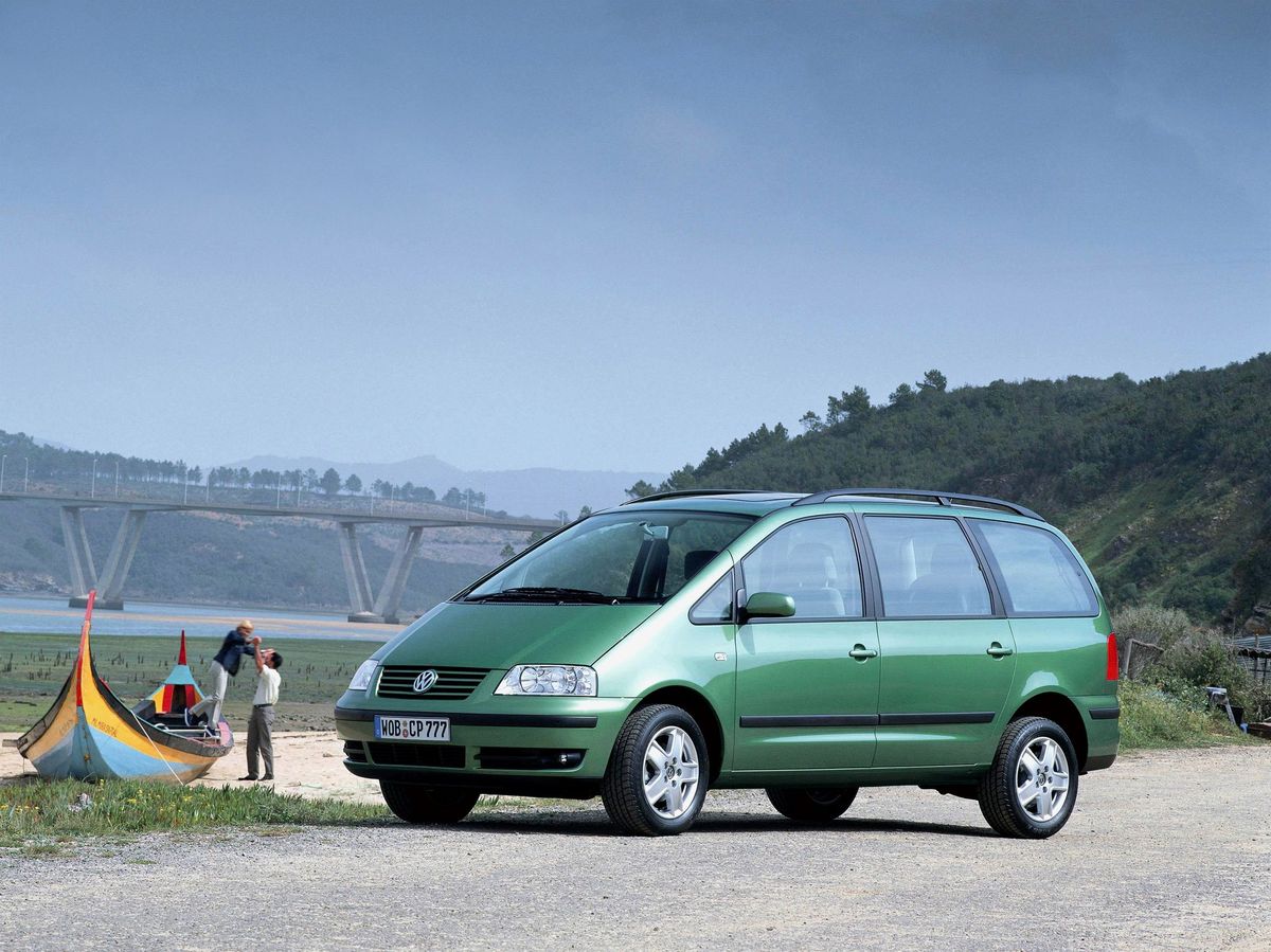 Volkswagen Sharan 2000. Carrosserie, extérieur. Monospace, 1 génération, restyling