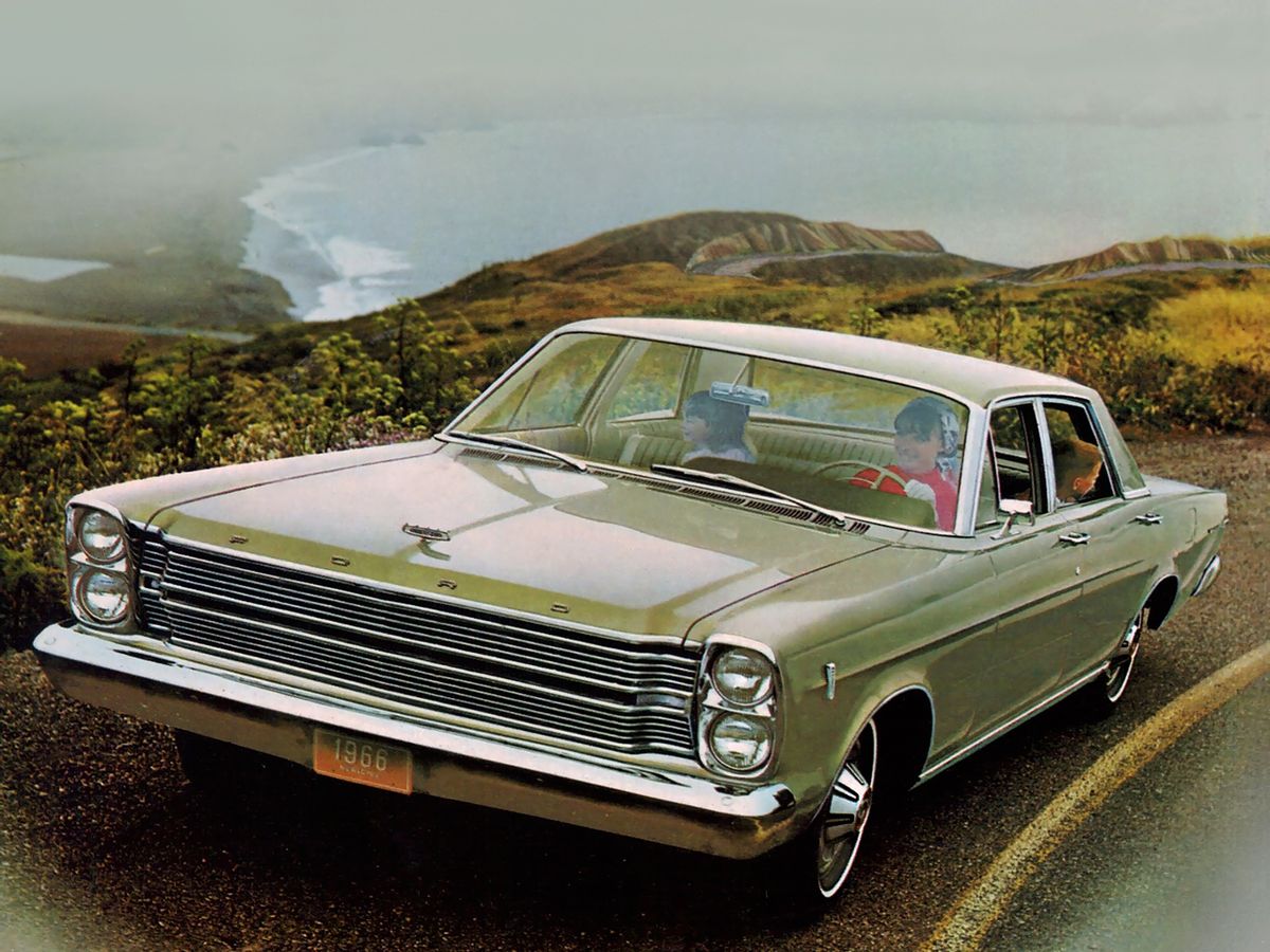 Ford Galaxie 1965. Carrosserie, extérieur. Berline, 3 génération