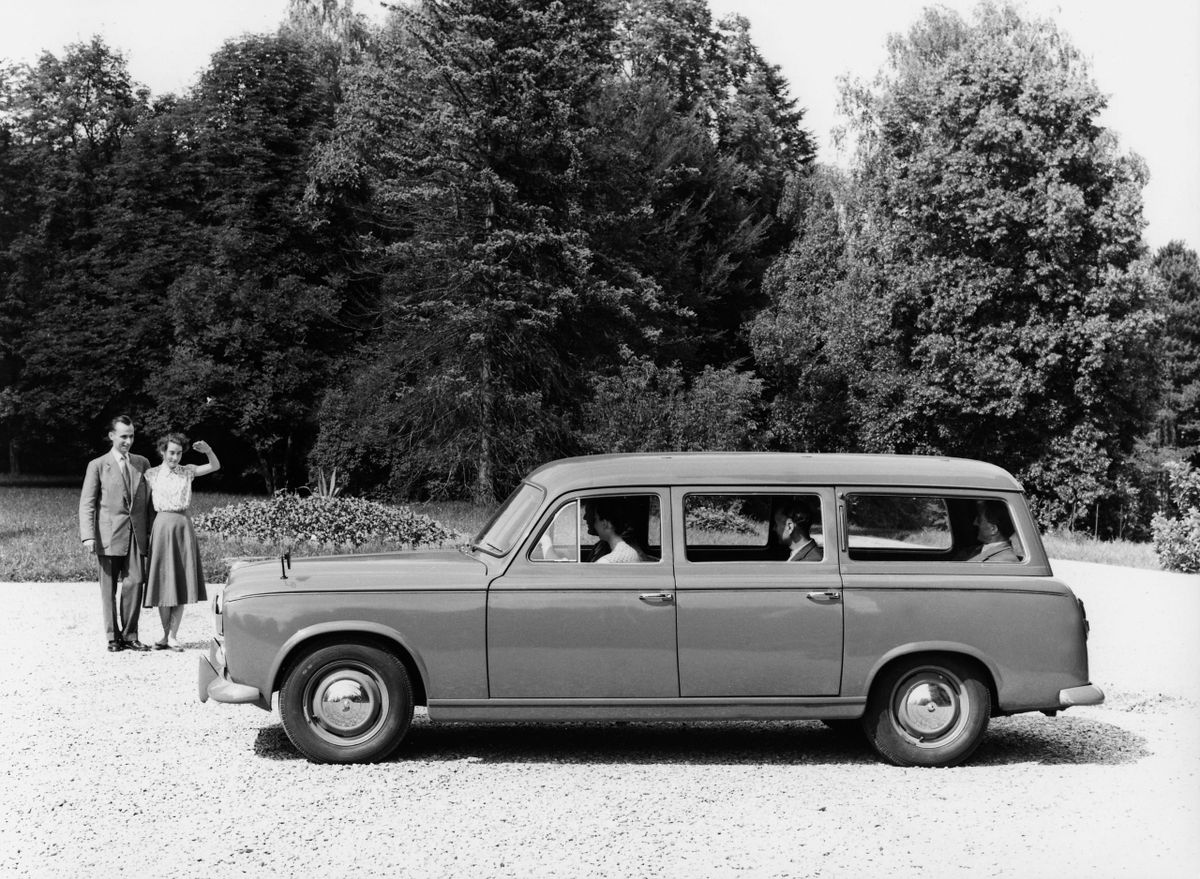 Peugeot 403 1955. Carrosserie, extérieur. Break 5-portes, 1 génération