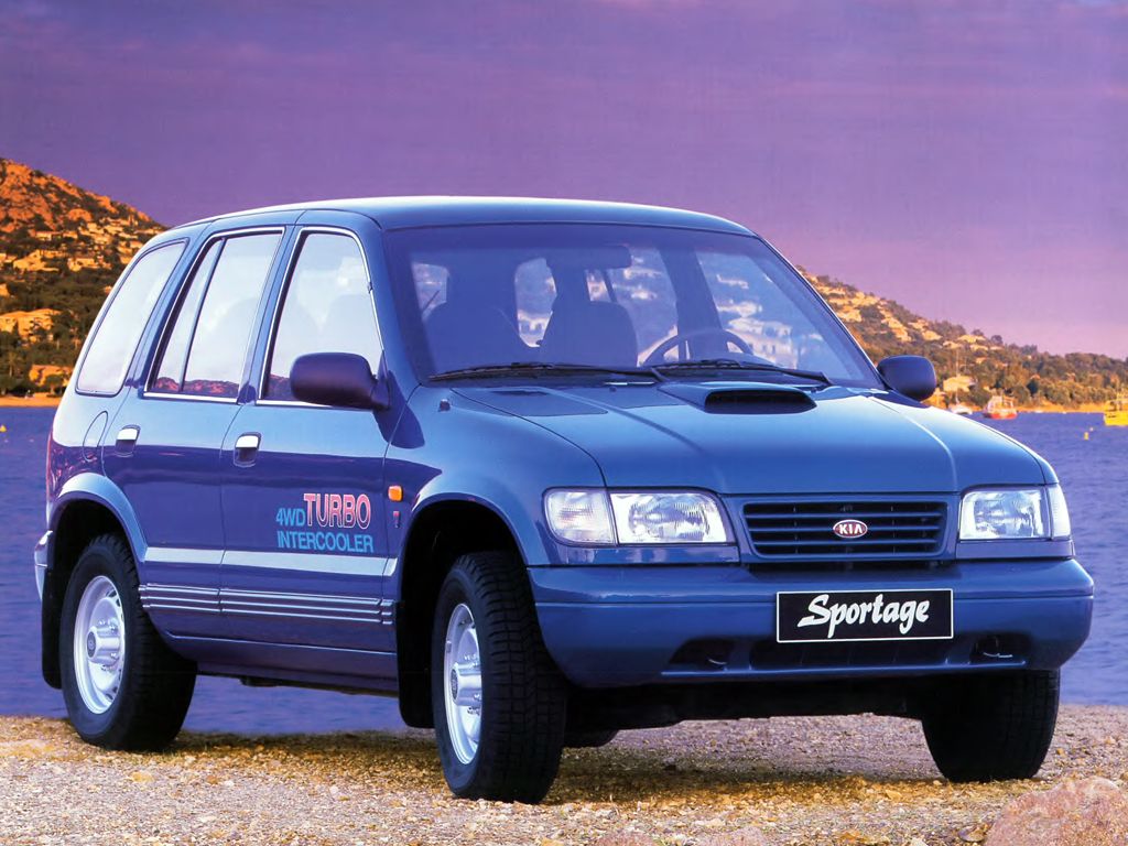 קיה ספורטאז' ‏1993. מרכב, צורה. רכב שטח 5 דלתות, 1 דור
