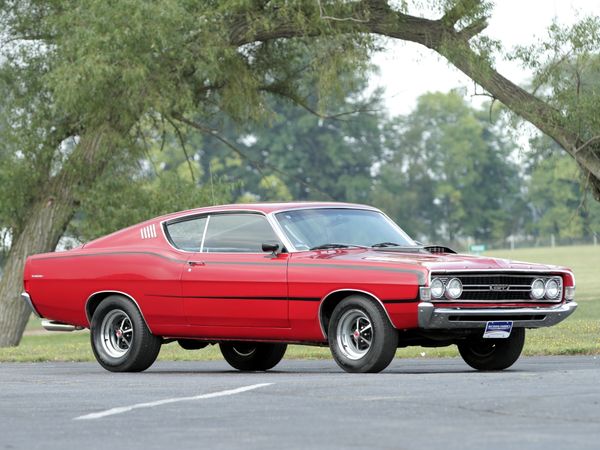 Ford Fairlane 1968. Carrosserie, extérieur. Fastback, 6 génération