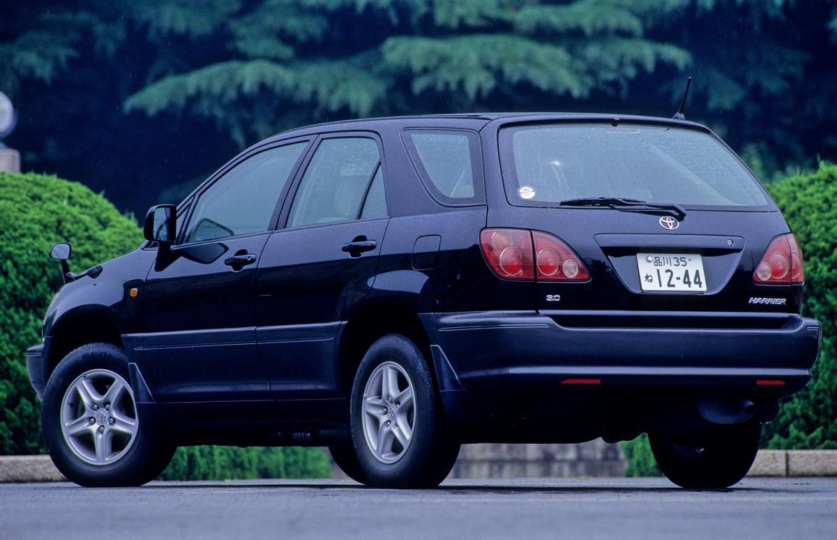 Toyota harrier 1 поколение. Toyota Harrier 1997. Toyota Harrier 1997-2003. Toyota Harrier, 1997 год. Тойота Харриер 1997.