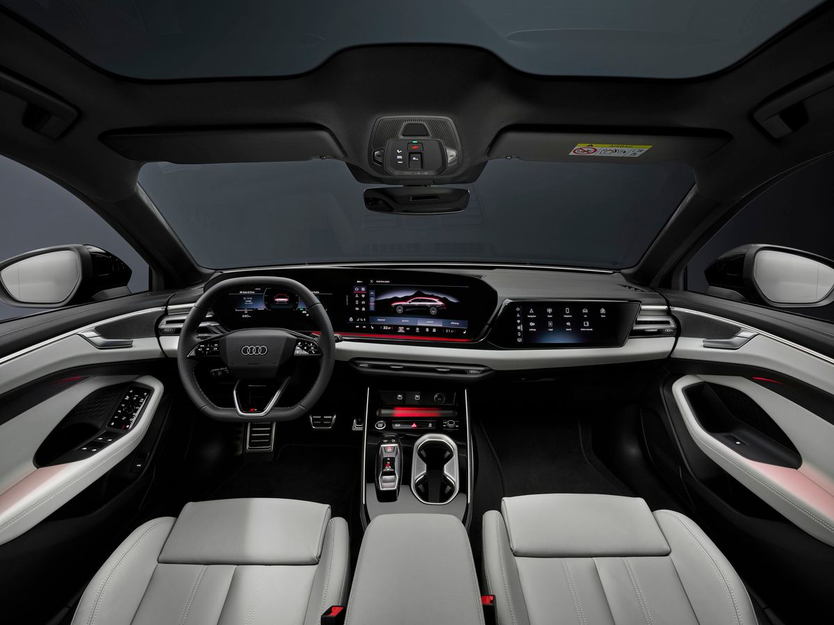 Audi A6 2025. Передние сидения. Универсал 5 дв., 6 поколение