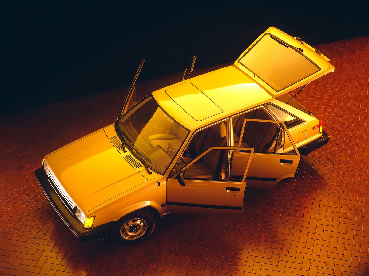 Тойота Терсель 1982. Кузов, экстерьер. Мини 5 дверей, 2 поколение