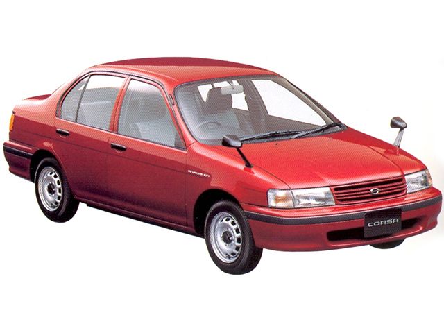 Toyota Corsa 1990. Carrosserie, extérieur. Berline, 4 génération