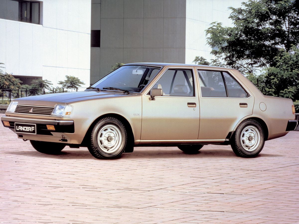 Mitsubishi Lancer 1982. Carrosserie, extérieur. Berline, 4 génération